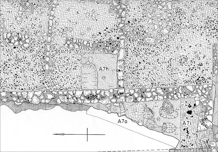 Diagram of Bakery Excavation