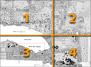 master diagram of baker excavation: see below for navigation