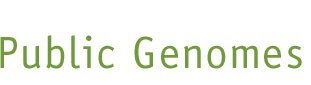 Public Genomes