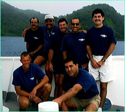 The crew of the Undersea Hunter