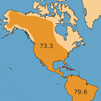 Map of megafauna