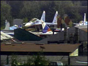 Russian fighter planes at base