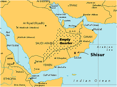 map of arabia