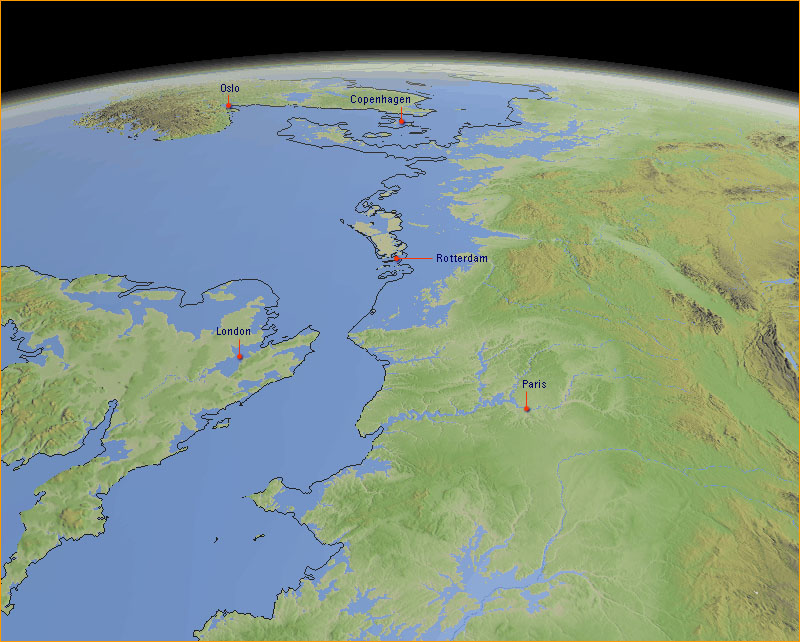 Northern Europe, East Sheet melted