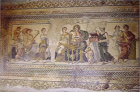 Ariadne and Dionysus mosaic