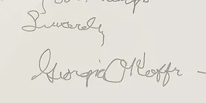 Georgia O'Keeffe's signature