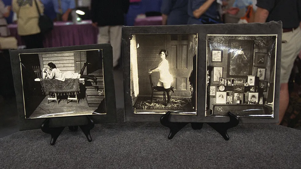 A collection of Bellocq photographs brought to an ANTIQUES ROADSHOW event in New Orleans in 2001