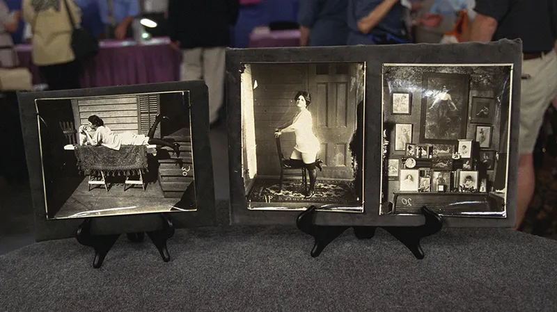 A collection of Bellocq photographs brought to an ANTIQUES ROADSHOW event in New Orleans in 2001