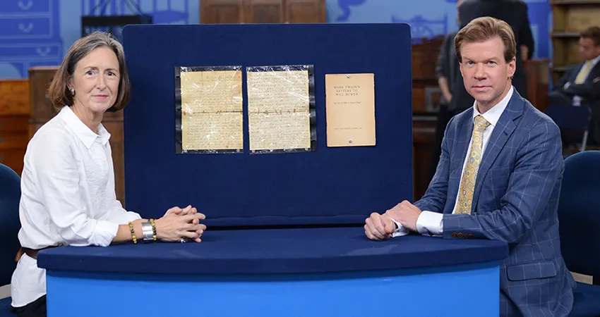 Mary discussed the letter with Francis Wahlgren at the Austin ANTIQUES ROADSHOW in June 2014.