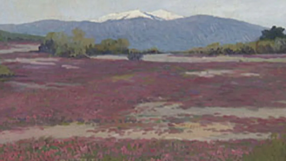 This desert scene by California impressionist Carl Browne is one of Jim McCarty's favorite plein-air paintings.