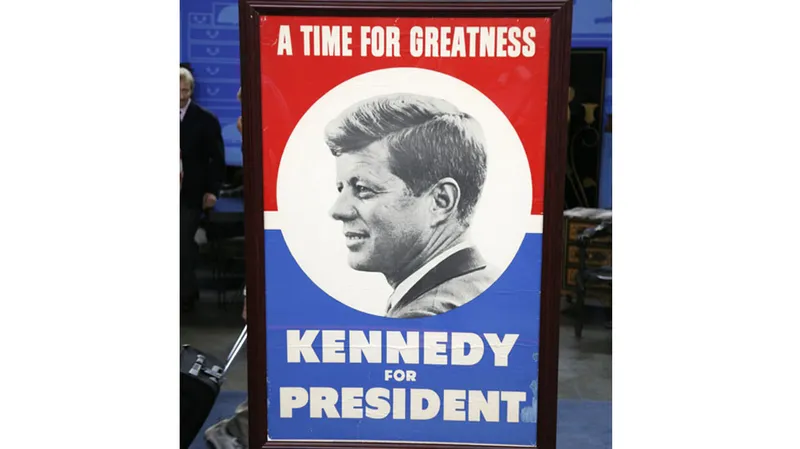 Rudy Franchi said this poster was rare because it was larger than most modern political posters, and in excellent condition — a rarity itself among political posters.