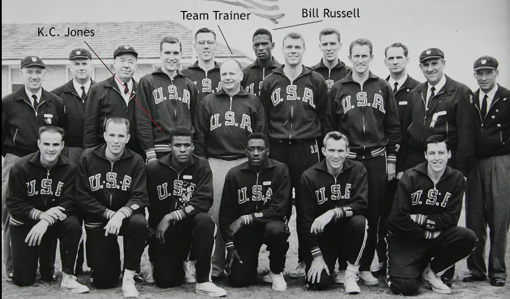 1956 Olympics USA Basketball Team Photo