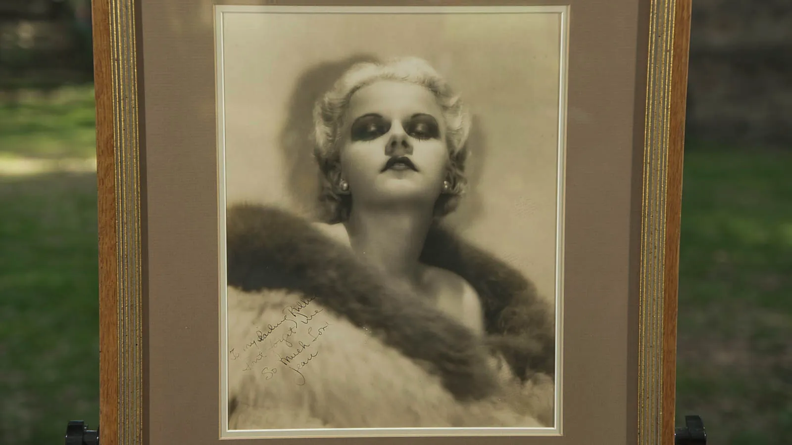 Autographed Photo of Jean Harlow